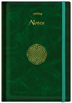 Modern Celtic Notebook with Elastic