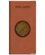 Celtic Pocket Address Book - Gold Knot Design - Tan 