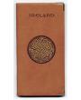 Celtic Pocket Address Book - Gold Knot Design - Tan 