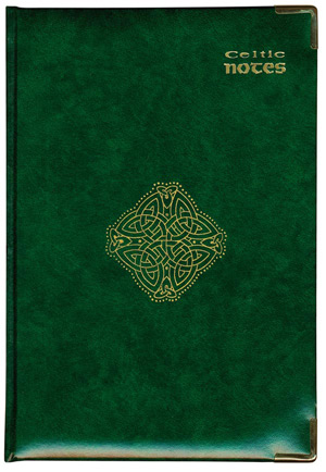Classic Celtic Notebook - Padded Cover, Lined or Blank Pages