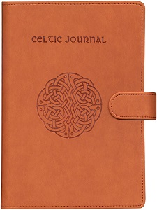 Celtic Journal in Deluxe Wallet, Wiro Bound - Cream Lined Pages