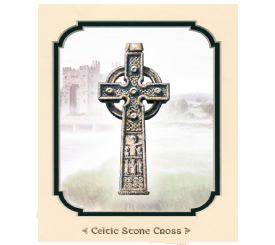 Celtic Stone Cross Mounted - Bunratty