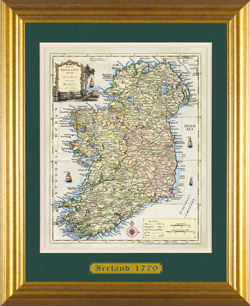 Ancient Map of Ireland