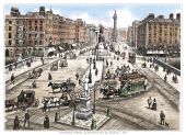O'Connell Street and Nelson's Pillar, Dublin, c. 1905
