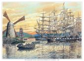 Emigrant Ships leaving Blennerville, Co. Kerry, c. 1847